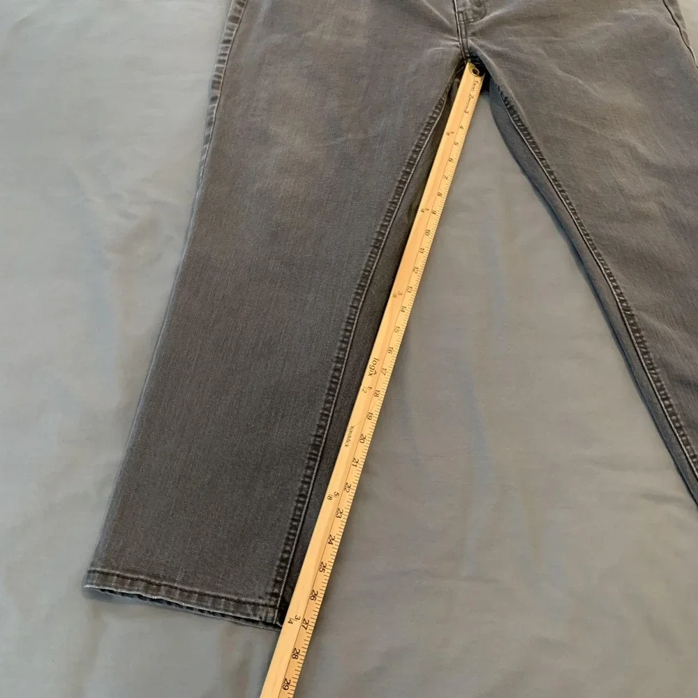 Levi's 541 Jeans‎ Mens 40x30 Gray Stretch Denim Straight Fit PC9 18181-0005